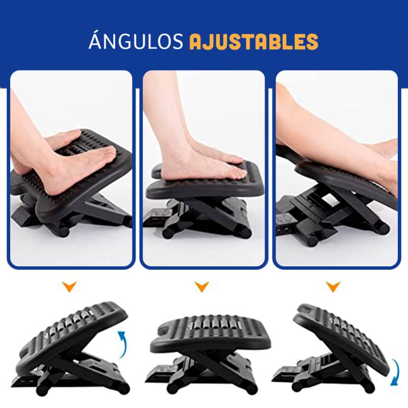 GENERICO Reposa Apoya Pies Ajustable Ergonómico Relax Trabajo GENERICO