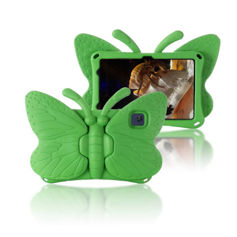  DodoBuy - Funda para Huawei MediaPad T5 de 10.1 pulgadas,  diseño de flores de mariposa retro con tapa de piel sintética, soporte para  tarjetas, banda elástica, color marrón : Celulares y Accesorios