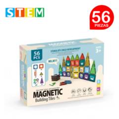 STM - Bloques magnéticos didácticos STEM caja 56 piezas