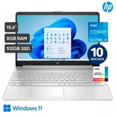 HP - Laptop HP Intel Core i5 - 1235U 8GB RAM 512GB SSD 15-DY5000la