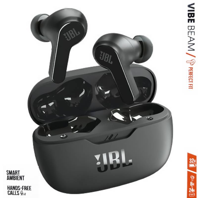 Audifonos inalambricos JBL VIBE BEAM, 8mm, Sonido JBL Deep Bass