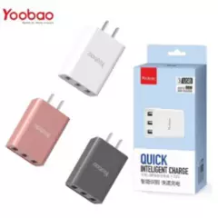 YOOBAO - Cargador x 3 USB Yoobao Carga Rápida 3.4A White