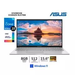 ASUS - Laptop Asus Vivobook X1504ZA-NJ278W CI5 1235U 8Gb Ram 512Gb SSD 156” FHD W11