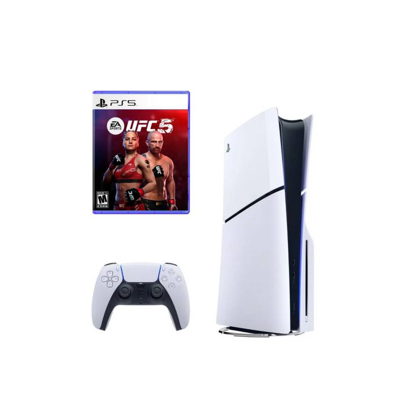 SONY - Consola Playstation 5 Slim Lectora de Discos + UFC 5