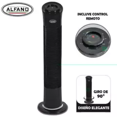 ALFANO - Ventilador De Torre Digital  AL-TD30 45W Negro