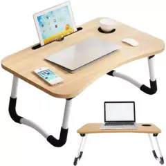 OEM - Mesa plegable portátil para Laptop con Ranura y Posavasos