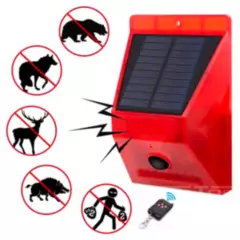 IMPORTADO - Sirena Alarma Solar de Seguridad con Sensor para Exterior 24 Horas MY-7143