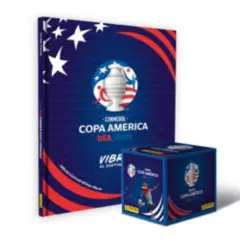 PANINI - Copa América 2024, 1 álbum tapa dura + 1 cajita