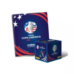 PANINI - Álbum Copa América USA 2024 Tapa Blanda + 1 Cajita