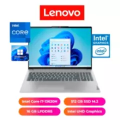 LENOVO - LAPTOP LENOVO IDEAPAD 5 16 FHD INTEL CORE i7-13620H 16GB RAM 512GB SSD - NOTEBOOK