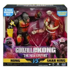 PLAYMATES TOYS - Godzilla x Kong - Diorama Kong vs Skar King 15 cm