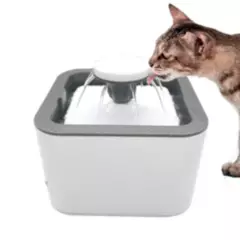 IMPORTADO - Fuente Bebedero de Agua para Mascotas  Cuadrado