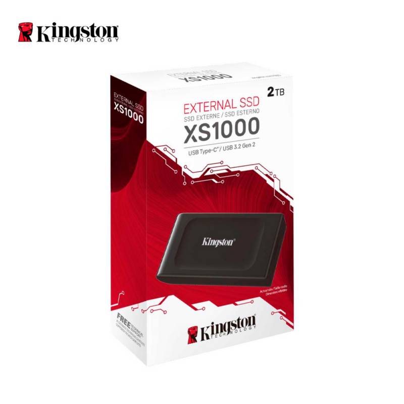 KINGSTON - DISCO SOLIDO EXTERNO XS10002TB tipo C