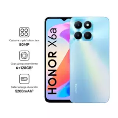 HONOR - Celular Smartphone Honor X6A 4GB+128GB Plata