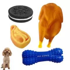 GENERICO - Set de 4 juguetes para perro y mascotas - S y M