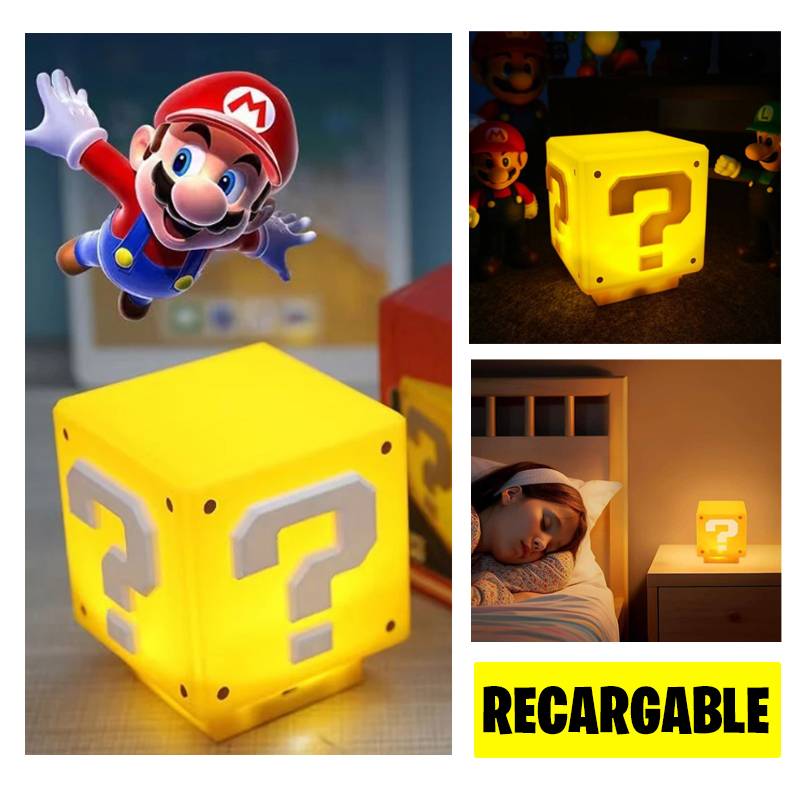 Lampara Mario Bros Recargable USB con Sonido Portatil oficina hogar  GENERICO | falabella.com