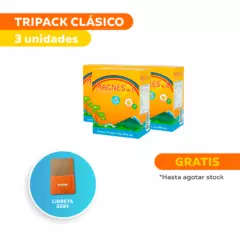 MAGNESOL - Pack 3 Cajas Magnesol Efervescente Naranja - Magnesio + Zinc