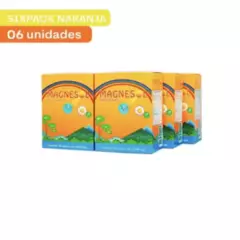 MAGNESOL - Pack 6 Cajas Magnesol Efervescente Naranja - Magnesio + Zinc
