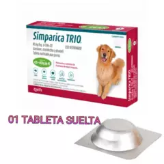 SIMPARICA - Simparica Trio 20 a 40 kg - 01 TABLETA SUELTA