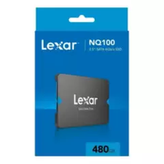 LEXAR - Lexar NQ100 SSD interno SATA III de 480 GB, de 2.5 pulgadas, hasta 550 MB/s de lectura