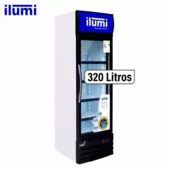 ILUMI - Visicooler Ilumi Vertical 320 Lts 1 Puertas Vidrio Blanco - BC-3200