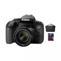 CANON - Camara Canon EOS 800D - T7i + EF-S 18-55mm IS STM + Est + Mem64GB