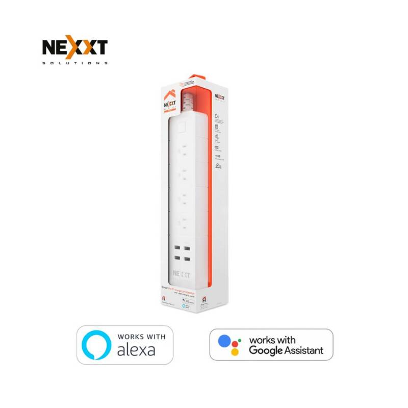 Regleta Inteligente Wi Fi Para Interior Con Entradas Usb Nexxt Nexxt