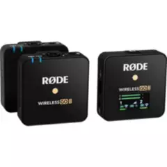 RODE - RODE Wireless GO II 2 Personas Micrófono Inalámbrico - Negro