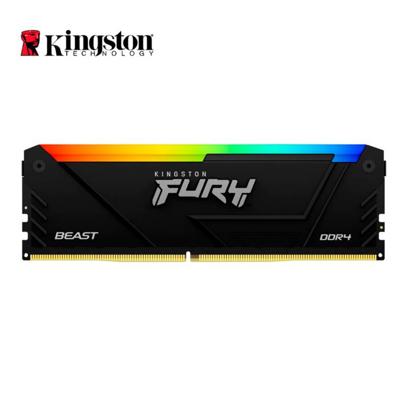 KINGSTON - Memoria Kingston Fury Beast 32GB DDR4-3200MHz  RGB, DIMM