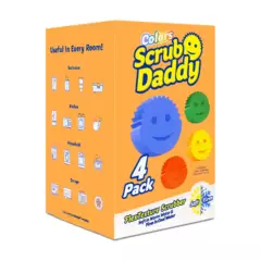 SCRUB DADDY - Esponja Scrub Daddy Colors pack de 4 piezas