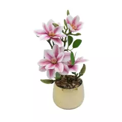 GENERICO - flores artificiales Orquídea  con maceta