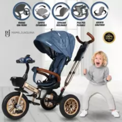 VOYAGE - Triciclo Guiador para Niños «TRI JOURNEY» Blue