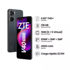 ZTE - ZTE Blade v40 Design  6+128GB  Negro