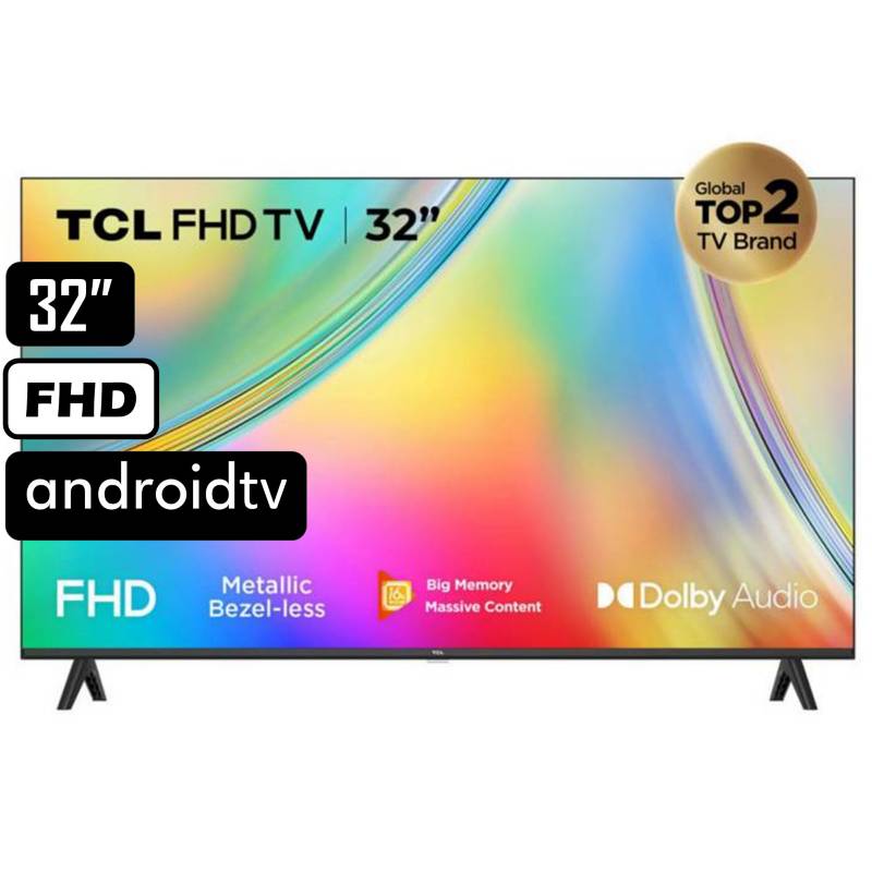 Televisor Tcl 32” Smart Fhd Android Tv 32s5400af Tcl 4291