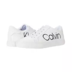 CALVIN KLEIN - Zapatillas Calvin Klein Original Cabre Unisex Color Blanco y Negro