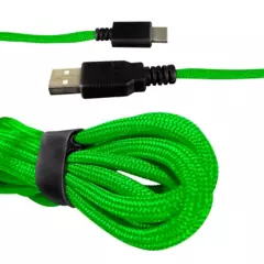 VSG - Cable USB Tipo C Trenzado VSG Aquila Verde Rac Store