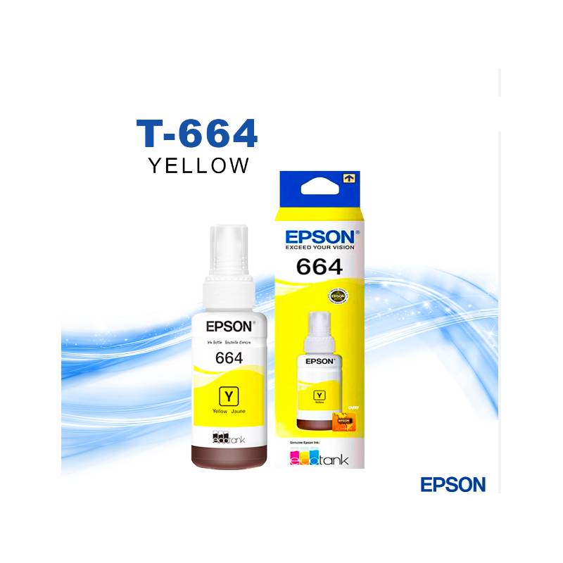 Tinta Epson T664 Yellow 70ml Epson 