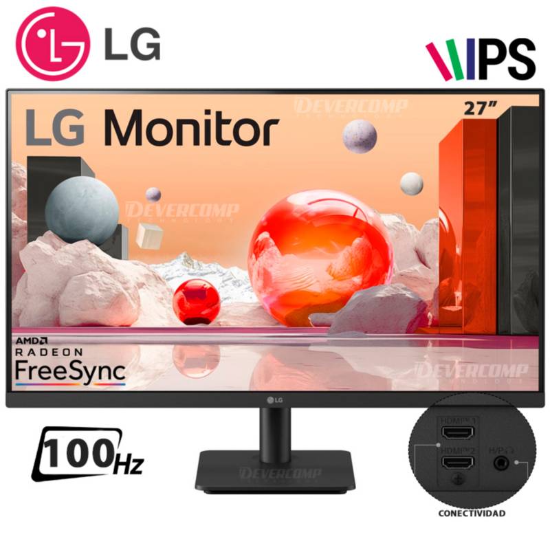 LG - Monitor LG 27MS500-B 27 Full HD IPS 100Hz HDMI