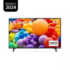LG - Televisor LG 43 Pulg. LED Smart TV UHD 4K con Thinq AI 43UT7300PSA