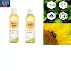 BURTS BEES - SHAMPOO & WASH BABY BEES- BURTS BEES PACK X2