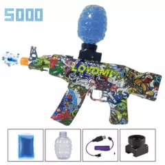 IMPORTADO - Pistola juguete lanzador de hidrogel grafiti recargable