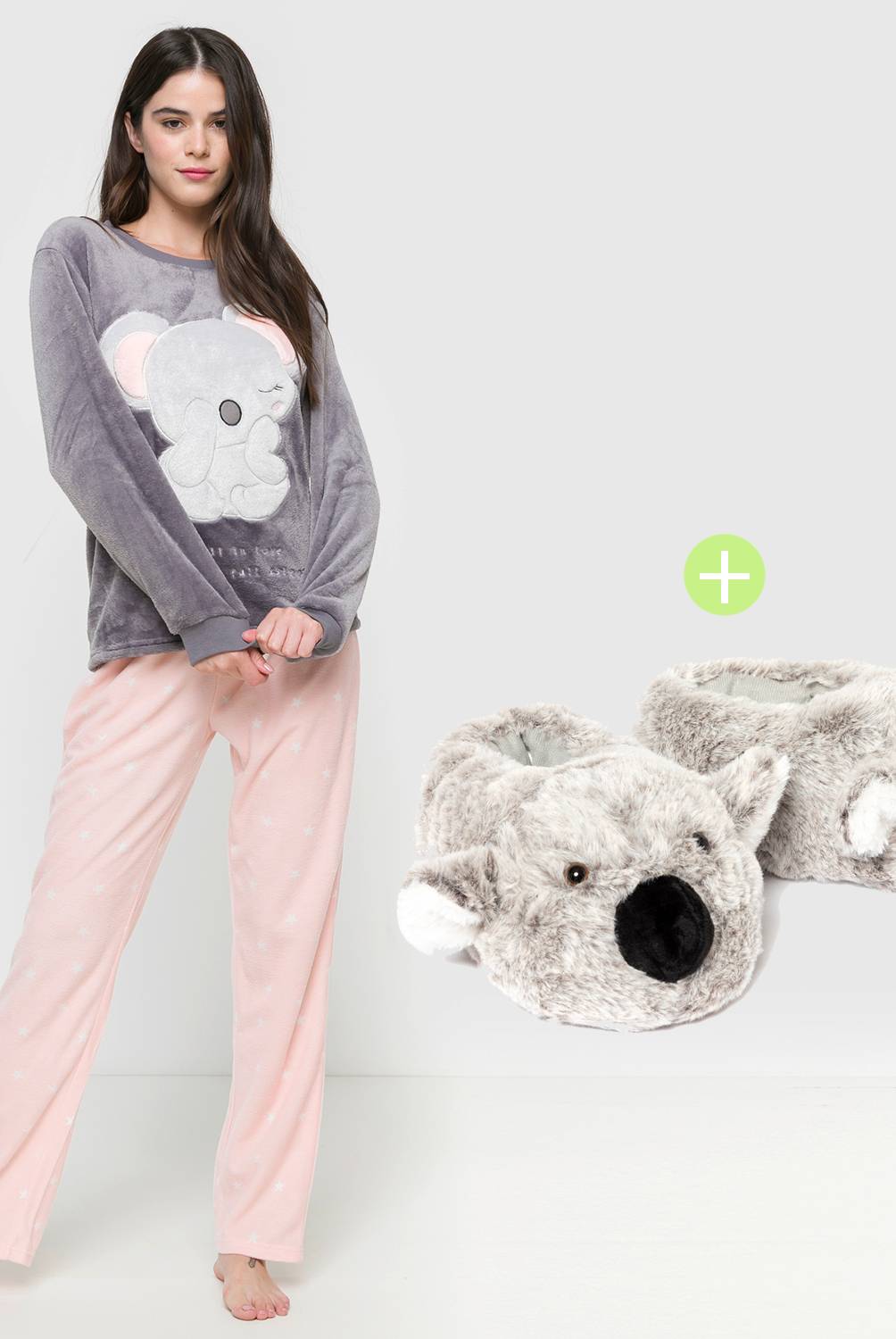 SYBILLA - Pijama + Pantufla Koala