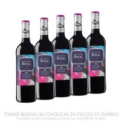 undefined - Vino Marques de Riscal Tempranillo 750ml x 5 Botellas