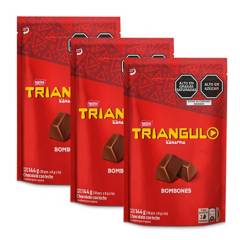 TRIANGULO - Chocolate Triángulo de 18 Unidades x 3 Bolsas