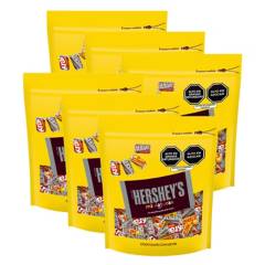 HERSHEYS - Chocolate Hersheys Miniaturas 120 gr x 6 Bolsas