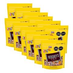 HERSHEYS - Chocolate Hersheys Miniaturas 120 gr x 12 Bolsas