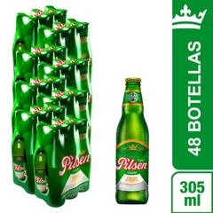 PILSEN - Cerveza Pilsen 6Pack 305 ML x 8 (48 Botellas)
