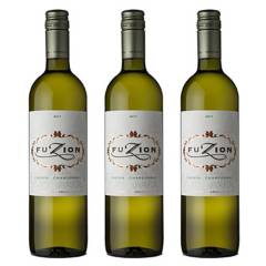 FUZION - Vino Tinto Fuzion Chenin Chardonnay 750ml x 3 Botellas