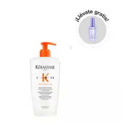 KERASTASE - Shampoo Para Cabello De Normal A Ligeramente Seco Nutritive Bain Riche 500ml + Regalo Kerastase